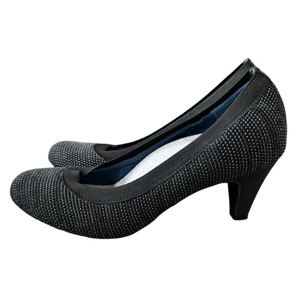 Betabrand Late to the Gate Pumps‎ Womens 8 Black Low Heel Comfort Work Shoes - Picture 1 of 10